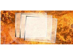 Processing method and process of single piece cesium potassium fireproof glass